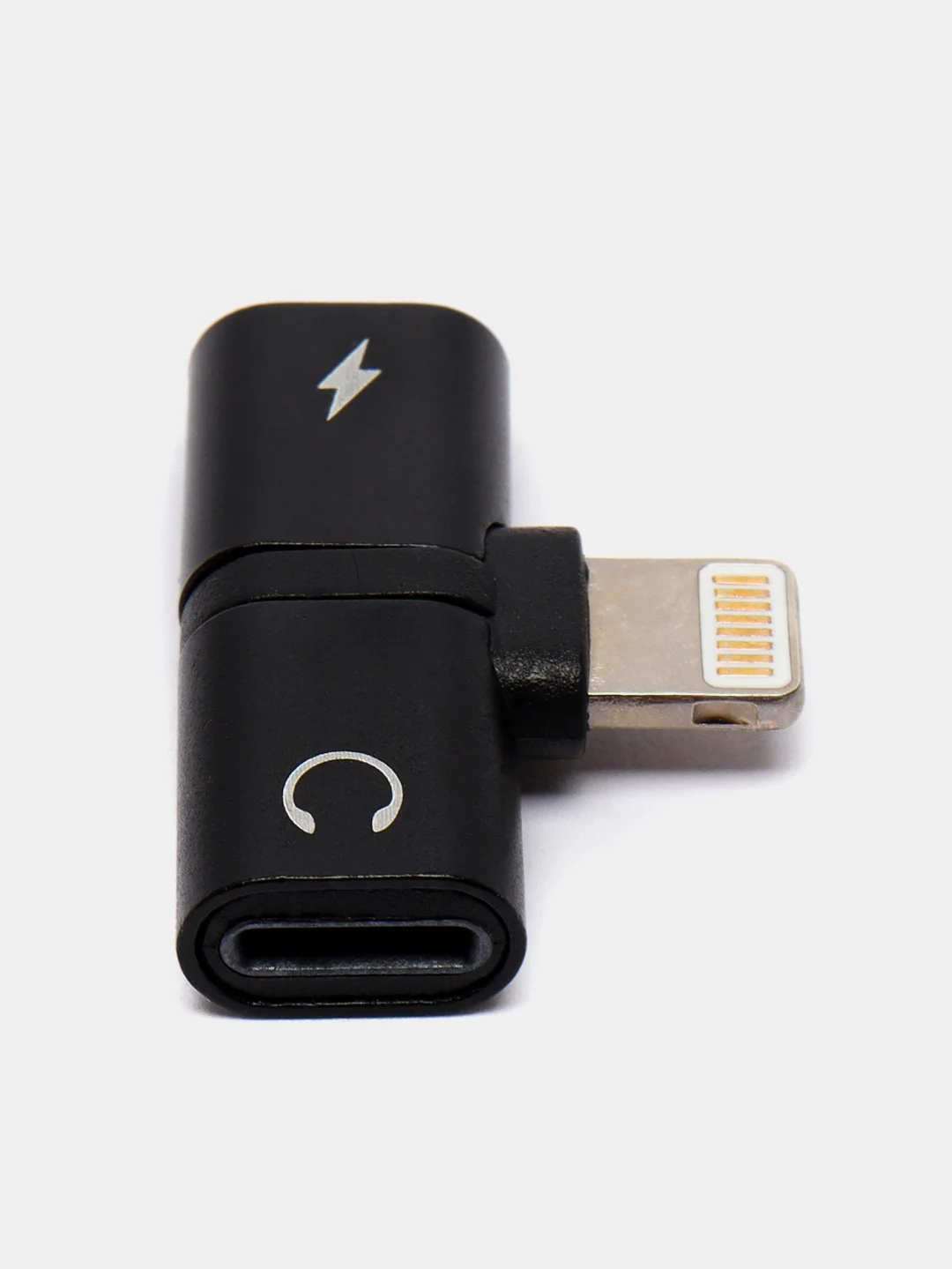Адаптер-переходник Lightning 2 в 1, для наушников и зарядки iPhone