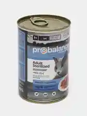Корм влажный ProBalance "Sterilized", для стерилизованных кошек и котов, 415 г