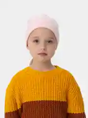 Розовый шапка детская, двухслойная