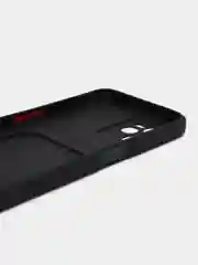 Черный чехол REALME C35 с карманом для карточки, и защитой камеры