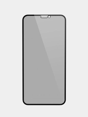 Керамическое защитное стекло-антишпион для iPhone XR/11, 12/12Pro, c закрытием камеры