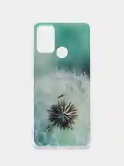 Тёмно-бирюзовый чехол Huawei Honor 9A, Хуавей Хонор 9А силиконовый с рисунком