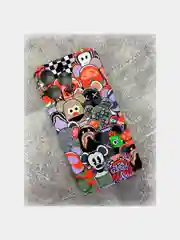 Бирюзовый чехол KAWS для iPhone 14