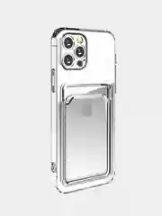 Чехол для iPhone 11, 14 Plus, 12 mini, 13 Pro Max, XR, XS, 7, 8+, SE, с карманом для карт