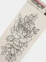 Белый переводные тату/ Тату для тела / Временные тату / Временные татуировк