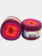 Бордовый пряжа YarnArt flowers