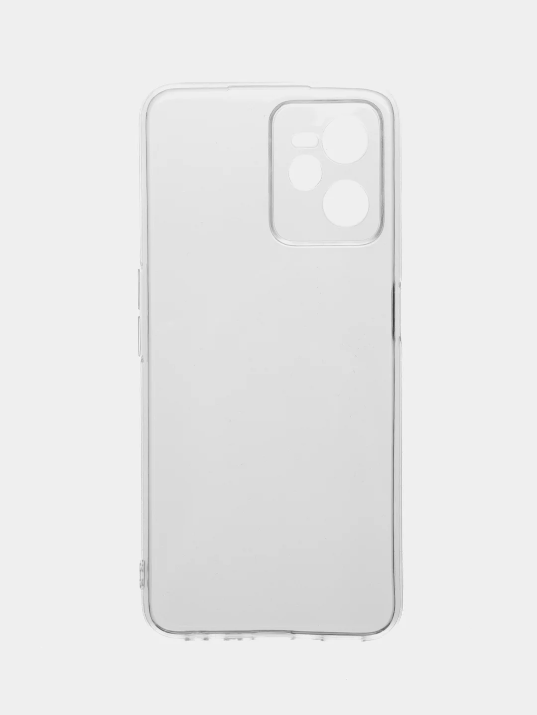 Прозрачный чехол для Realme C35 с защитой камеры, силикон, 1.5 мм
