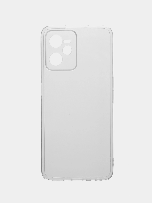 Прозрачный чехол для Realme C35 с защитой камеры, силикон, 1.5 мм