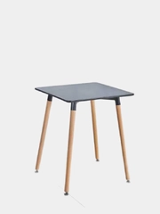 Стол в стиле минимализм Eames, квадратный, черный