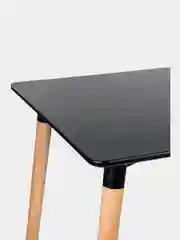 Стол в стиле минимализм Eames, квадратный, черный
