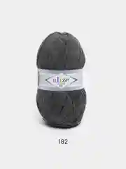 Тёмно-серый пряжа Alize Lanagold 800 Акрил 51% Шерсть 49% 100г 800м