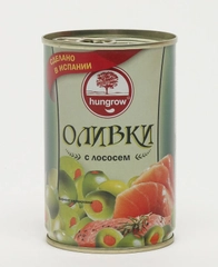 Оливки с лососем HUNGROW, 300 г