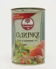 Оливки с лососем HUNGROW, 300 г