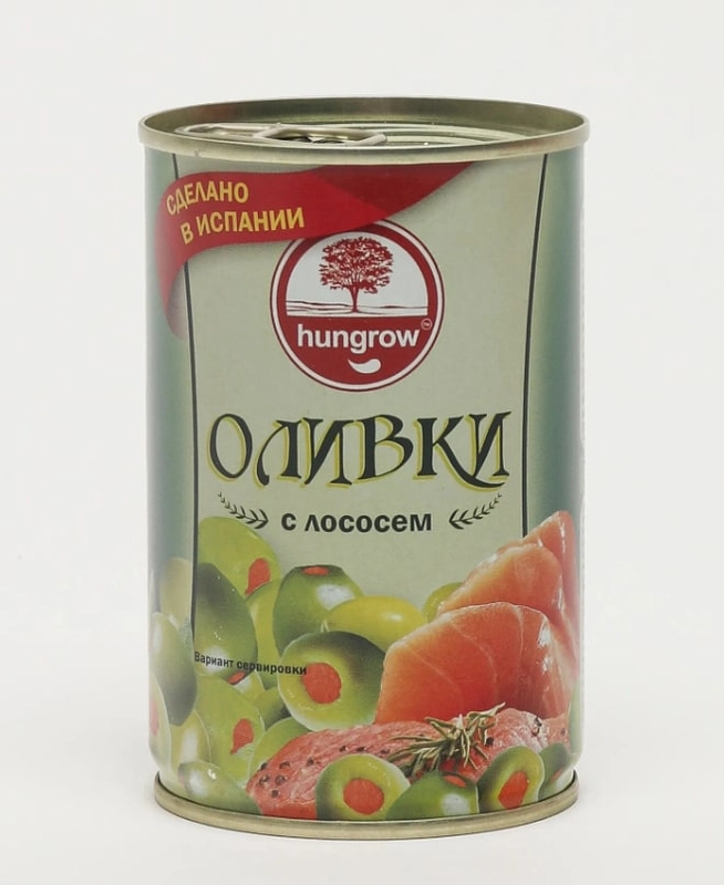 Оливки с лососем HUNGROW, 300 г