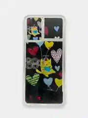 Черный чехол Xiaomi Redmi Note 10, Note 10S, Poco M5s переливающийся жидкий и защитой камеры