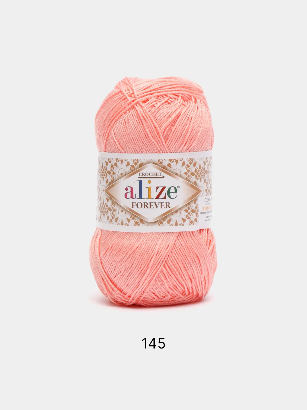 Пастельно-коралловый пряжа Alize Forever 100% Микрофибра 50г 300м