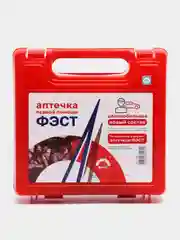 Автомобильная аптечка первой помощи "ФЭСТ", красная