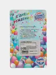 Бирюзовый свечи для торта "Неон", 10 штук, 7 см