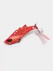 Красный виб раттлин, цикада (cicada), 60 мм, 15,5 г, металлическая вибрирующая приманка