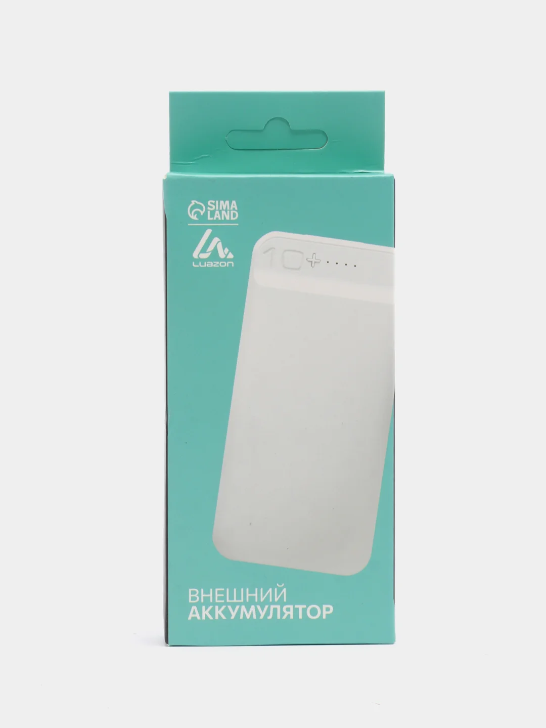 Внешний аккумулятор LuazON PB-29, Li-Pol, 10000 мАч, 2 USB, Type-C, micro USB, 2.1 A/1 A