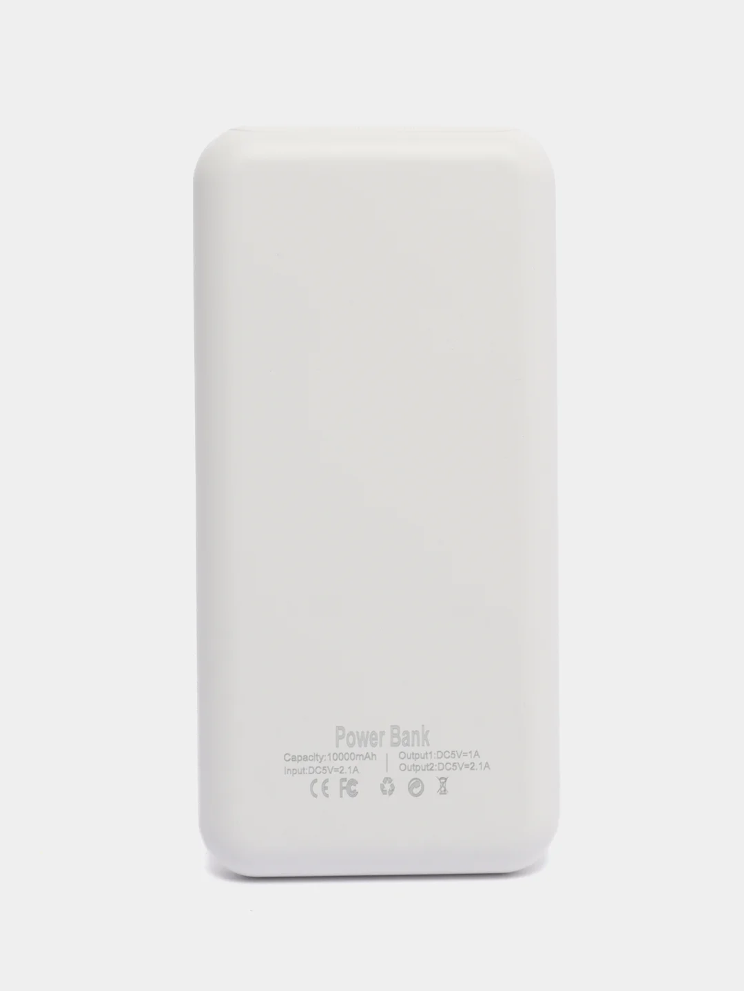Внешний аккумулятор LuazON PB-29, Li-Pol, 10000 мАч, 2 USB, Type-C, micro USB, 2.1 A/1 A