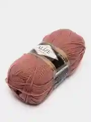 Коралловый меланж пряжа Alize Lanagold, комплект 2 штуки, 3 штуки, 49% шерсть, 51% акрил, 100 г, 240 м,Ч1