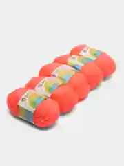 Коралловый меланж пряжа Пехорка "Детская новинка", 5 штук, 100% Акрил, 50 г, 200 м