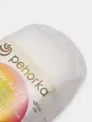 Белый пряжа Пехорка "Детская новинка", 5 штук, 100% Акрил, 50 г, 200 м
