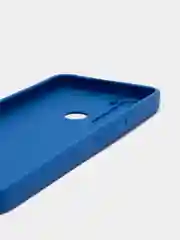 Синий чехол на TECNO POP 5 LTE, силиконовый, цветной, матовый