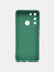 Зеленый чехол на TECNO POP 5 LTE, силиконовый, цветной, матовый
