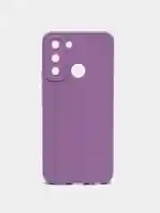 Сиреневый чехол на TECNO POP 5 LTE, силиконовый, цветной, матовый
