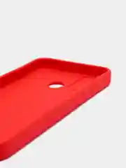 Красный чехол на TECNO Spark 6 Go, силиконовый, с защитой камеры