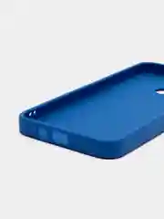 Синий чехол на TECNO Spark 6 Go, силиконовый, с защитой камеры