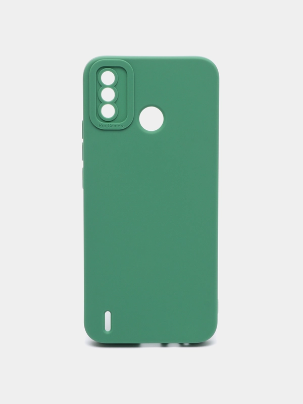 Чехол на TECNO Spark 6 Go, силиконовый, с защитой камеры