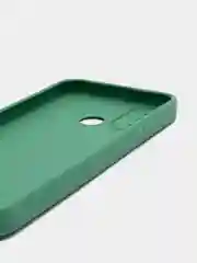 Зеленый чехол на TECNO Spark 6 Go, силиконовый, с защитой камеры