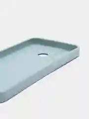 Серый металлик чехол на TECNO Spark 6 Go, силиконовый, с защитой камеры