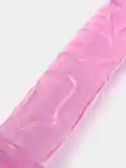 Розовый фаллоимитатор силиконовый, член, пенис резиновый