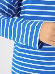 Белый кофта женская в полоску, оверсайз