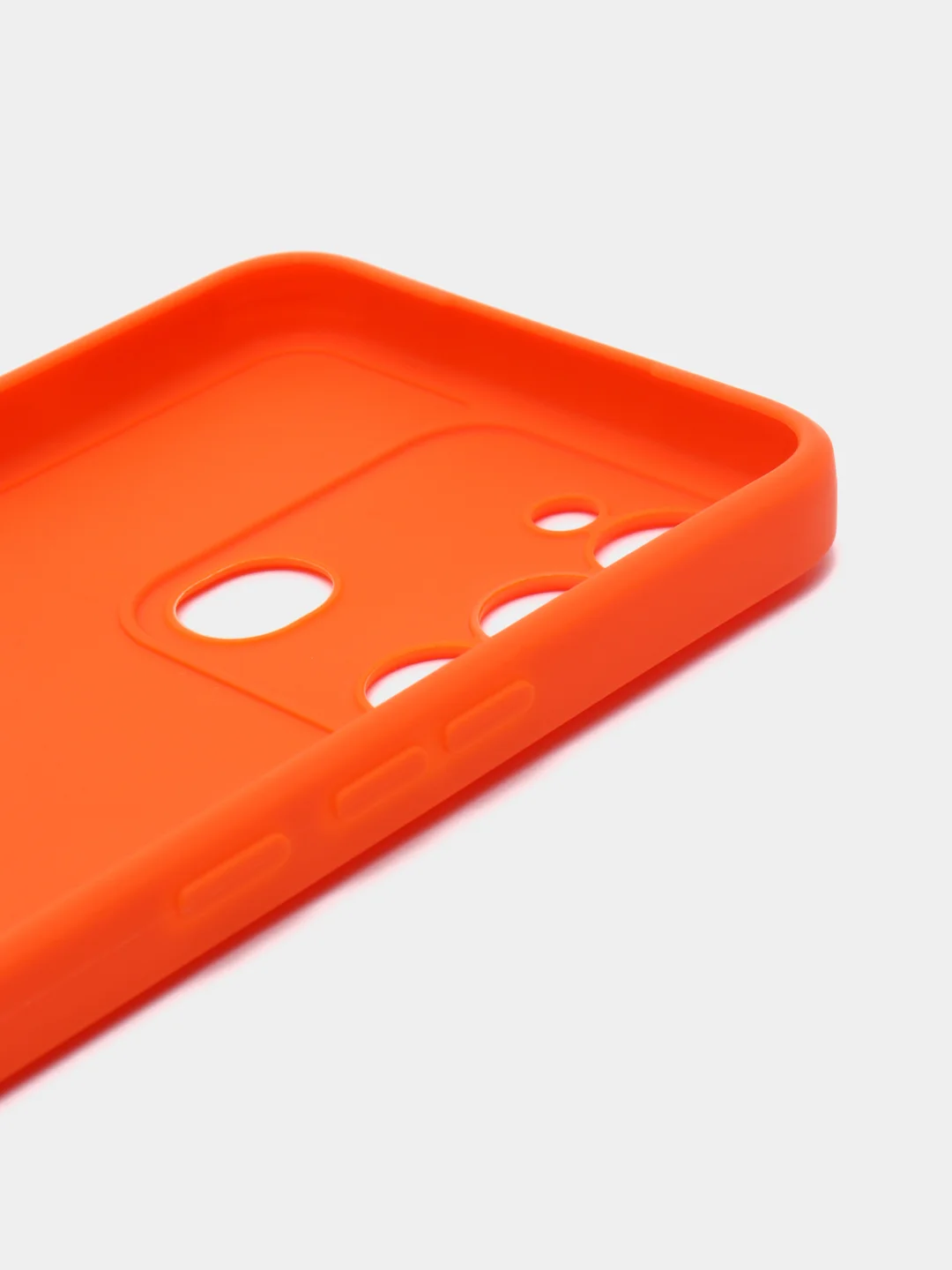 Оранжевый чехол Tecno Spark Go 2022 Spark 8C Техно Спарк Го 2022 Спарк 8С силиконовый прозрачный