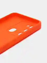 Оранжевый чехол Tecno Spark Go 2022 Spark 8C Техно Спарк Го 2022 Спарк 8С силиконовый прозрачный
