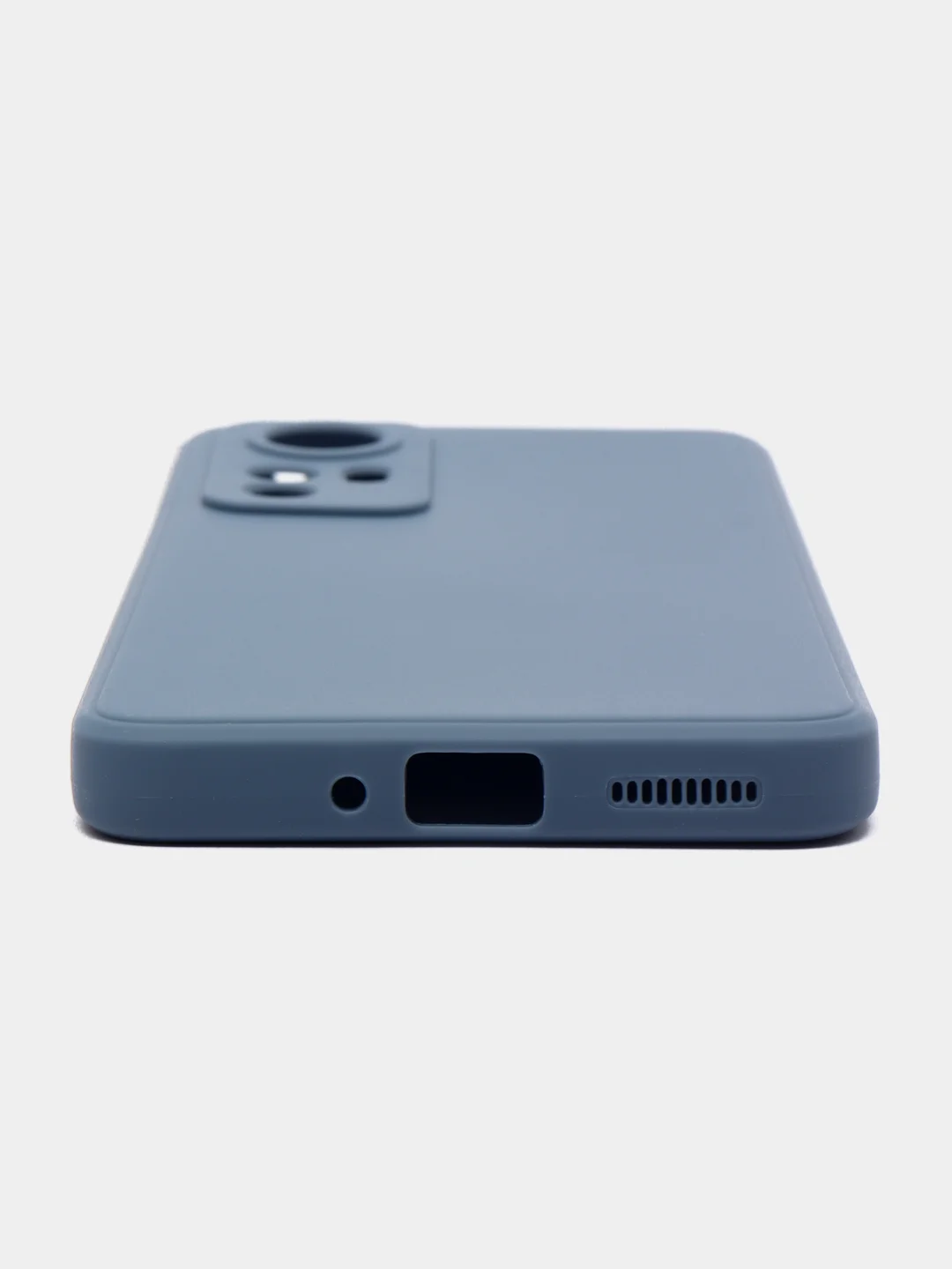 Небесно-голубой чехол Xiaomi 12, Xiaomi 12X силиконовый (Сяоми 12, 12Х)