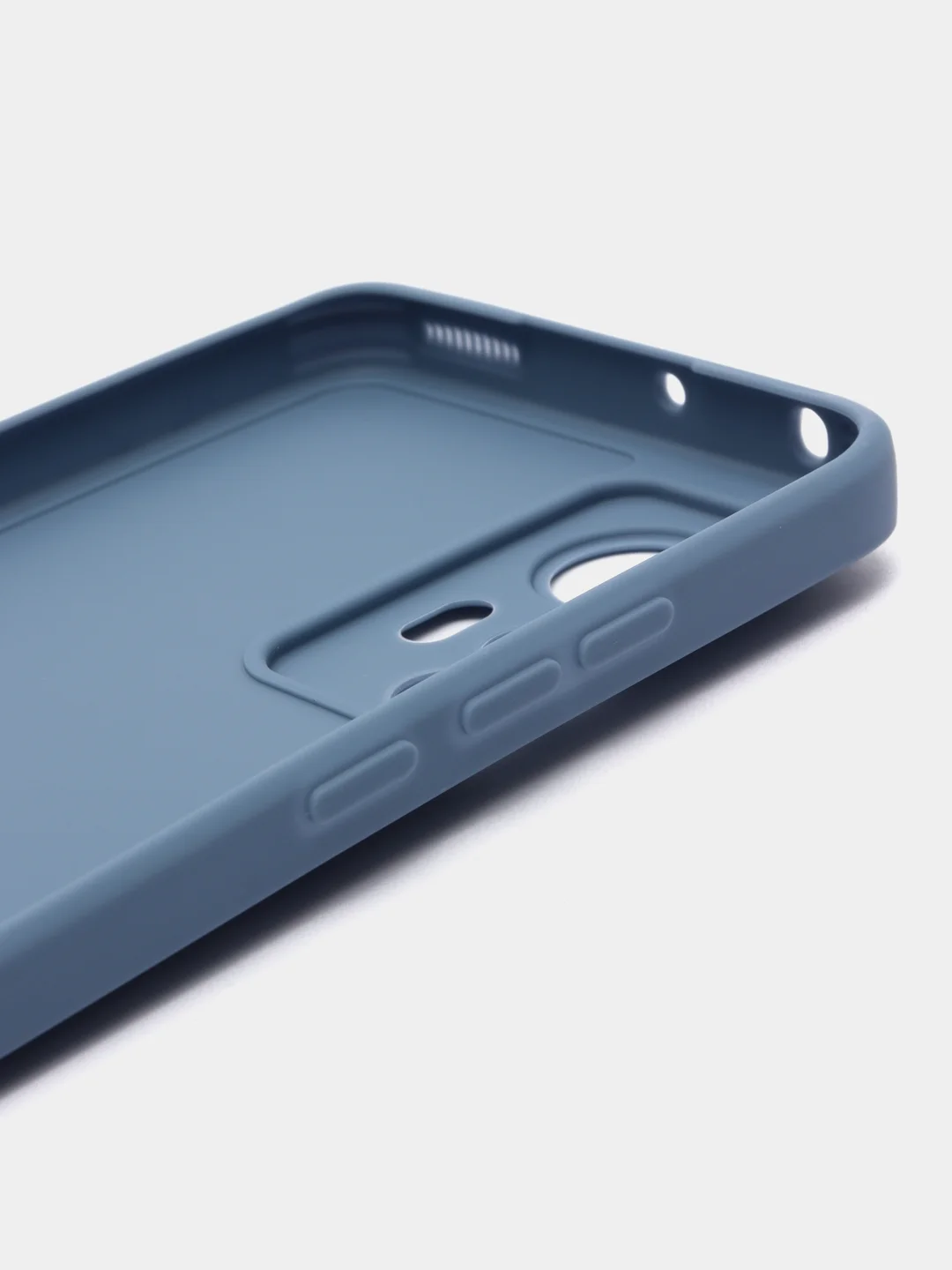 Небесно-голубой чехол Xiaomi 12, Xiaomi 12X силиконовый (Сяоми 12, 12Х)