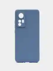Небесно-голубой чехол Xiaomi 12, Xiaomi 12X силиконовый (Сяоми 12, 12Х)