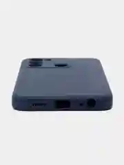 Синий чехол Tecno Spark Go 2022 Spark 8C Техно Спарк Го 2022 Спарк 8С силиконовый прозрачный
