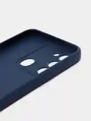 Синий чехол Tecno Spark Go 2022 Spark 8C Техно Спарк Го 2022 Спарк 8С силиконовый прозрачный