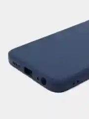 Синий чехол Tecno Spark Go 2022 Spark 8C Техно Спарк Го 2022 Спарк 8С силиконовый прозрачный