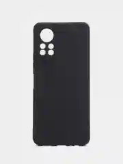 Черный силиконовый чехол для Infinix HOT 11S NFC (Инфиникс Хот 11С НФС), прозрачный