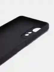 Черный силиконовый чехол для Infinix HOT 11S NFC (Инфиникс Хот 11С НФС), прозрачный