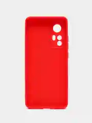Красный чехол Xiaomi 12, Xiaomi 12X силиконовый (Сяоми 12, 12Х)