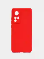 Красный чехол Xiaomi 12, Xiaomi 12X силиконовый (Сяоми 12, 12Х)